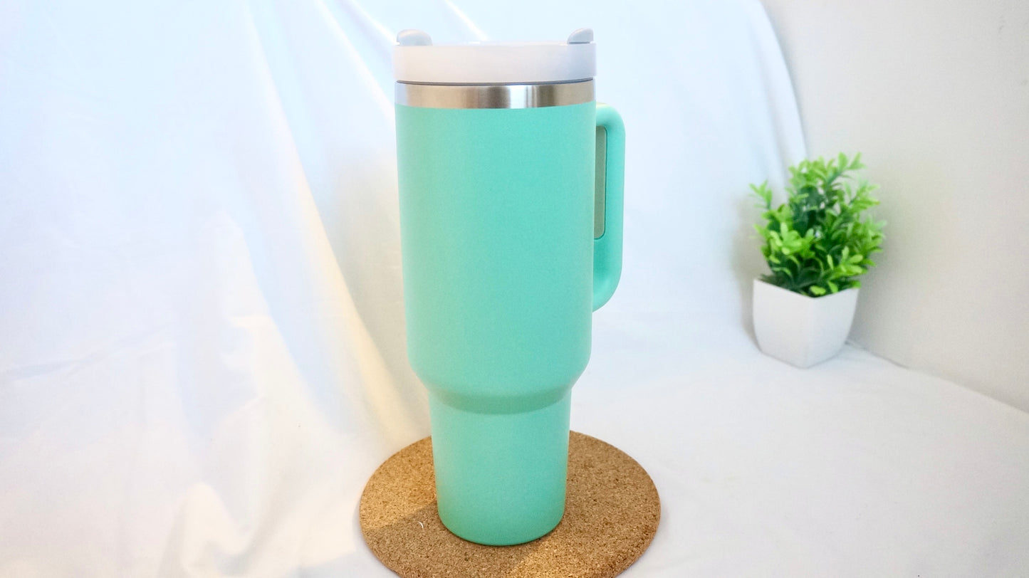 40 oz Light Green Tumbler