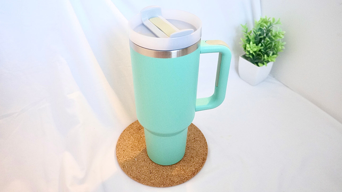 40 oz Light Green Tumbler