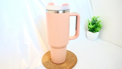 40 oz Light Pink Tumbler