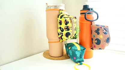 [Braids, Puffs & Afros] Tumbler Zipper Pouch